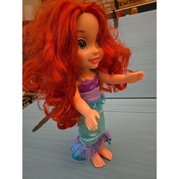 Disney Little Mermaid Doll 14 in My First Princess Ariel Toddler Doll Red Hair - Picture 2 of 7